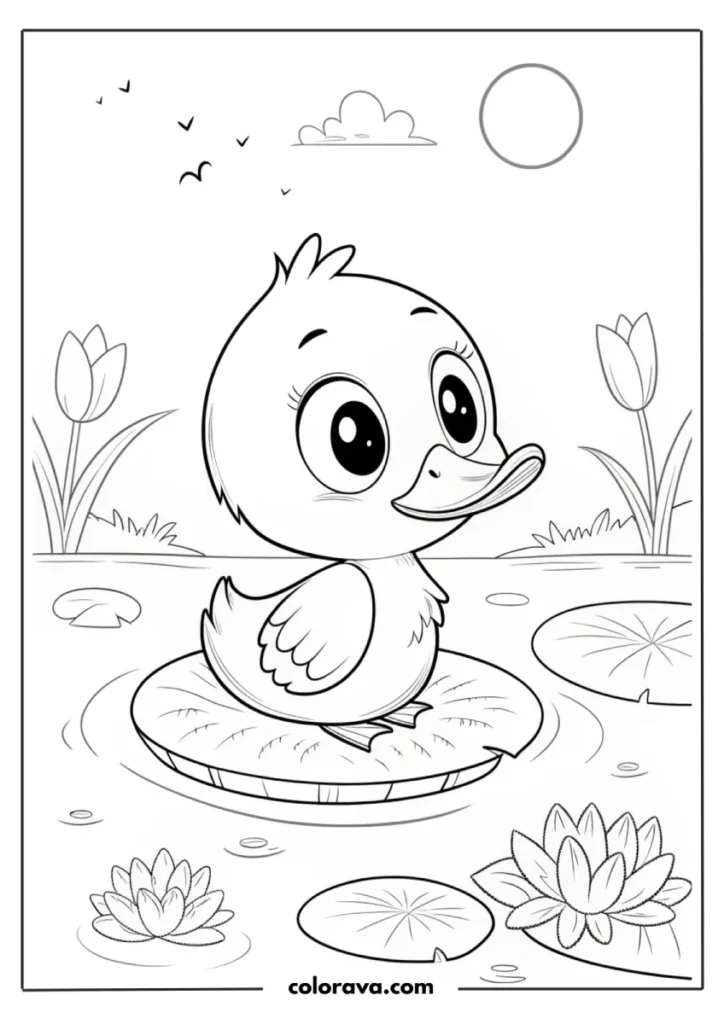 Duck Coloring Pages Duck Coloring Pages