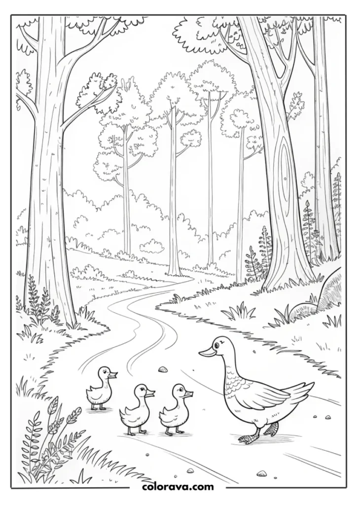 Duck Coloring Pages Duck Coloring Pages