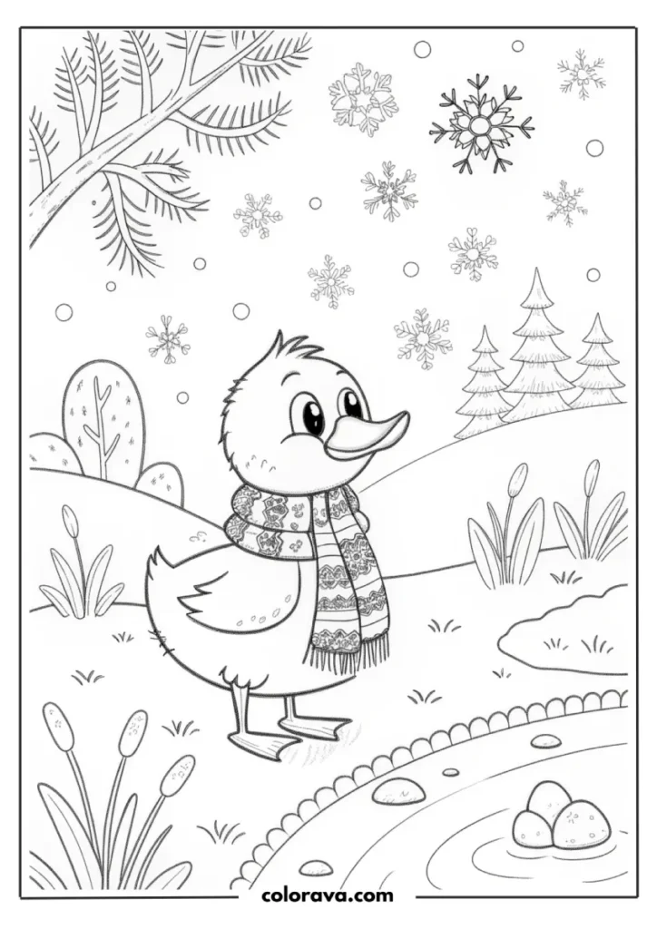 Duck Coloring Pages Duck Coloring Pages