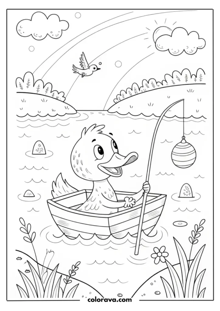 Duck Coloring Pages Duck Coloring Pages