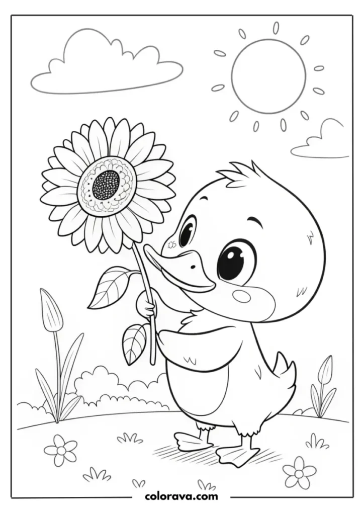 Duck Coloring Pages Duck Coloring Pages