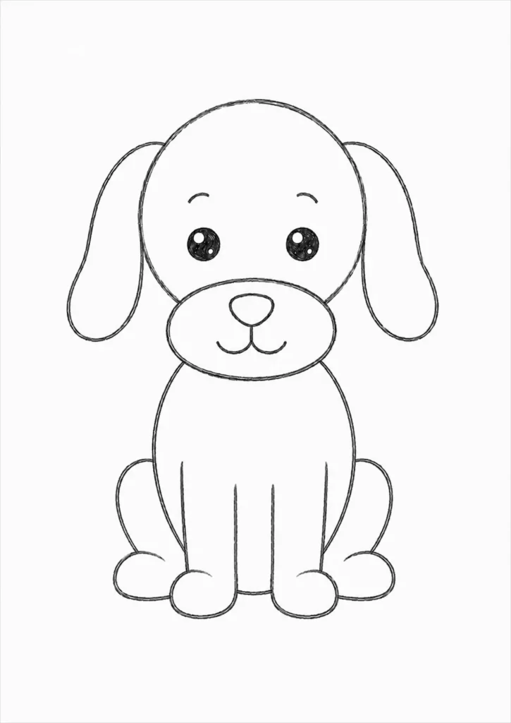 How to Draw a Dog Step by Step