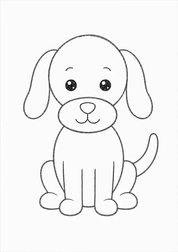 How to Draw a Dog Step by Step
